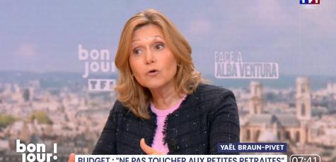 Yaël Braun-Pivet, le 17 septembre 2026, sur TF1.