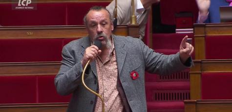 Benoît Biteau dans l'hémicycle, le 21 octobre 2026