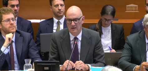 David Amiel et Roland Lescure à l'Assemblée nationale, le 1er octobre 2026