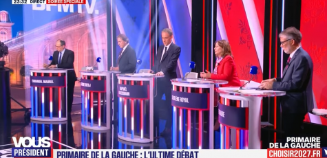 Dernier débat de la primaire sociale-démocrate, sur BFMTV.