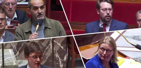 Pouria Amirshahi, Benjamin Lucas, Sacha Houlié, Anne-Laure Blin