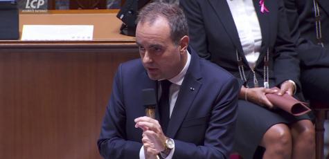 Sébastien Lecornu lors des QAG, le 6 octobre 2026