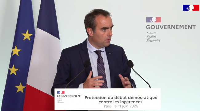 Ingérences étrangères: Sébastien Lecornu alerte contre des 'perspectives de menaces lourdes sur l'élection présidentielle' | LCP