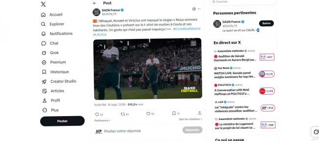 Kylian Mbappé pris pour cible par le RN après avoir masqué un message de soutien à Ceuta | LCP