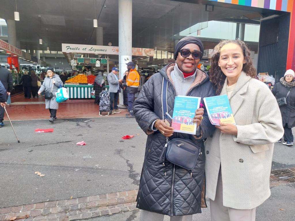 Nadia Chahboune à La Courneuve