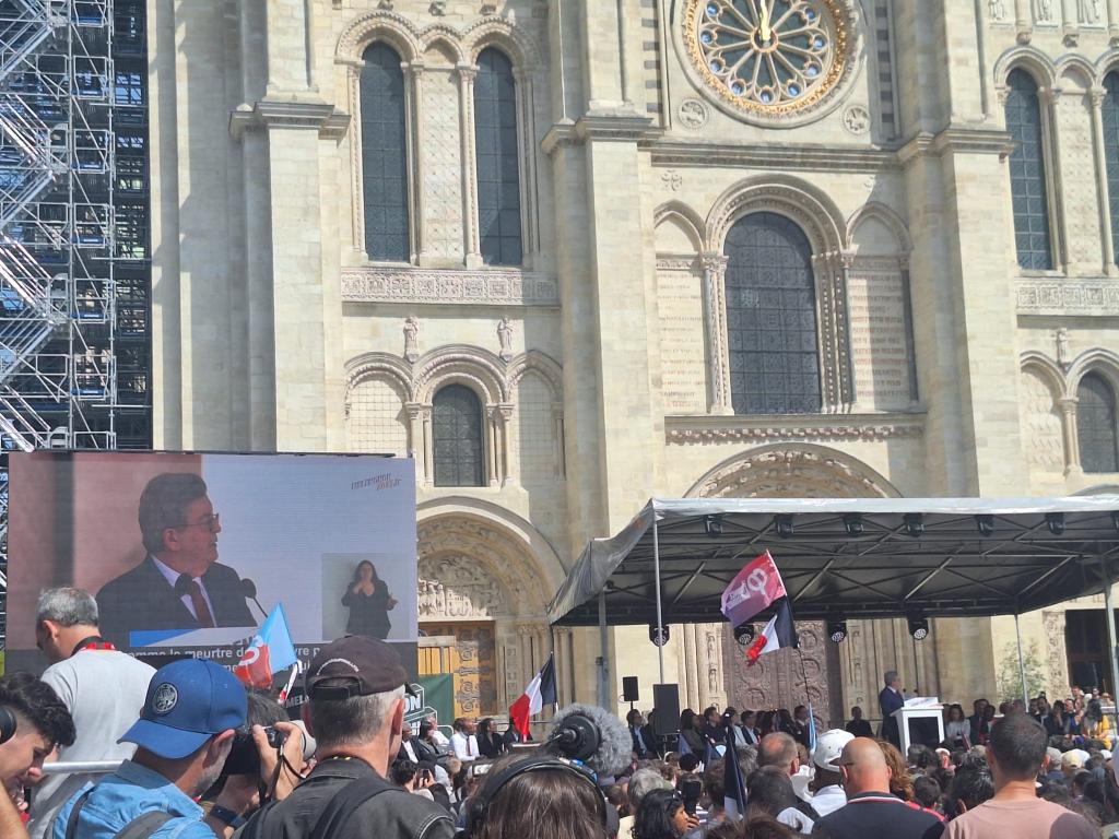 Meeting de Jean-Luc Mélenchon, le 7 juin 2026.