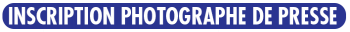 Inscription photographe de presse